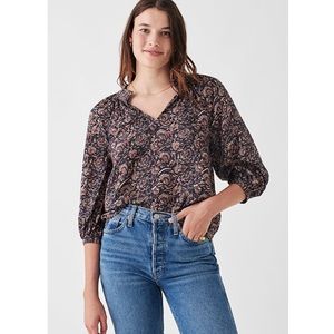 Faherty Multicolor Paisley Blouse